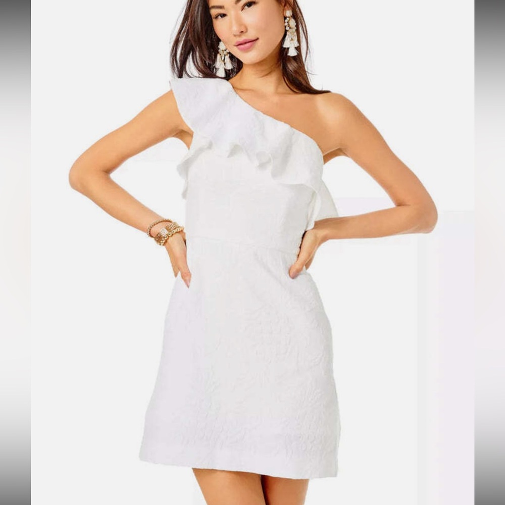 Lilly Pulitzer Kipton One-Shoulder Romper